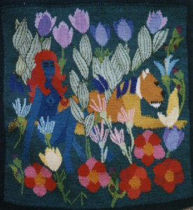 Rovdjur i skogen Preying animals 51x51cm 475g SEK 2 400 Pillowcase or wallhanging